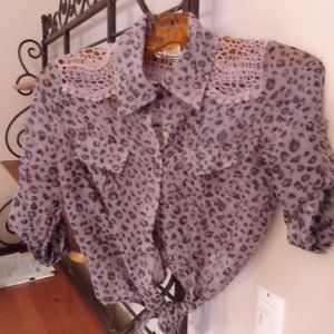 Myth NYCC Girls Animal Print Shirt